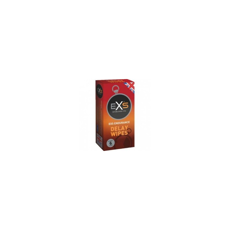 EXS Delay Wipes 6-pack