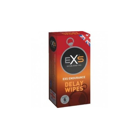 EXS Delay Wipes 6-pack