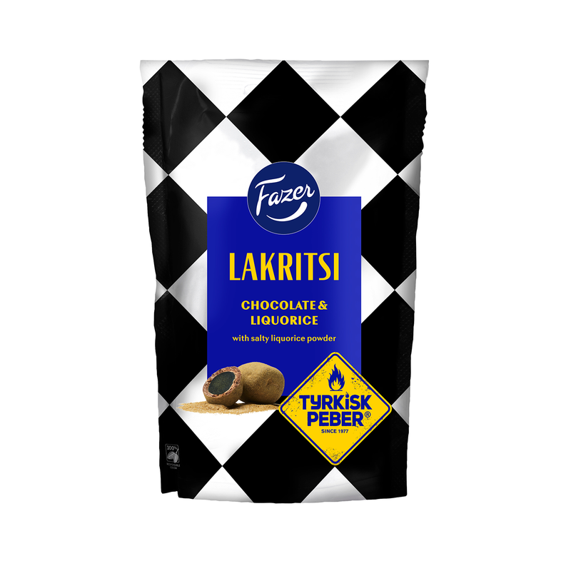 Fazer Lakritsi Choco Tyrkisk Peber 135 g