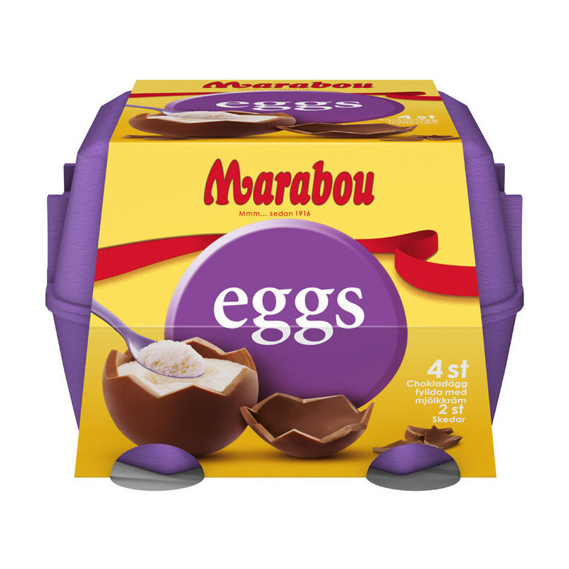 Marabou Ägg Mjölkkräm 4-pack