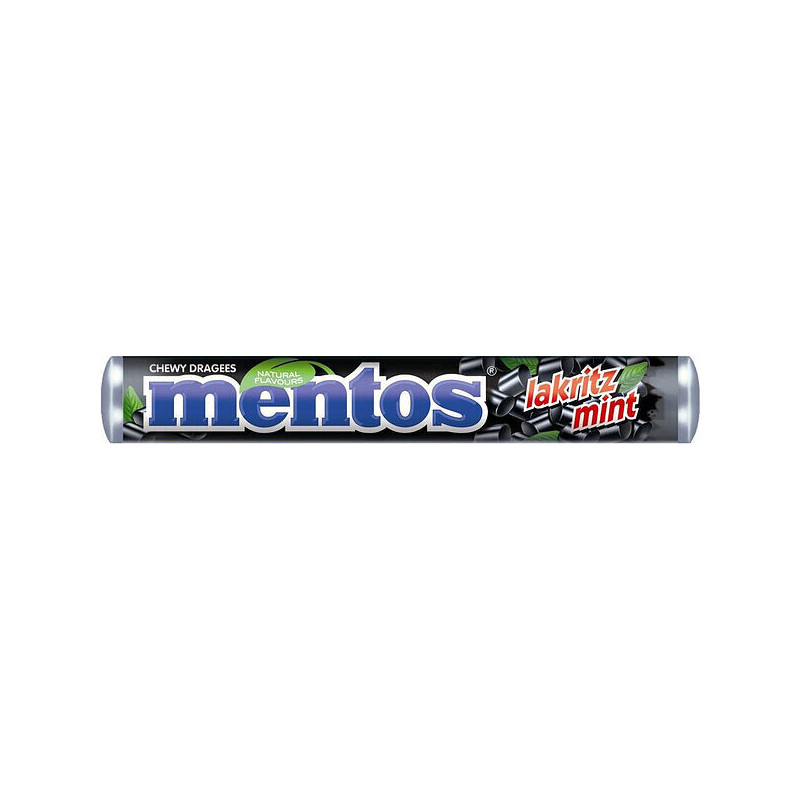 Mentos Liquorice Mint rulle