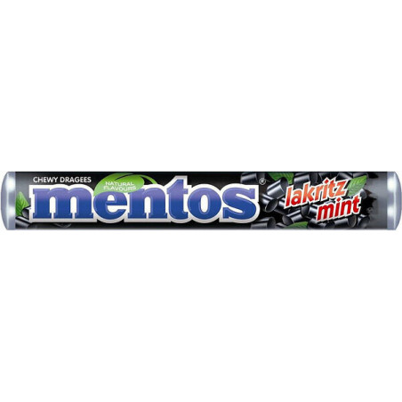 Mentos Liquorice Mint rulle