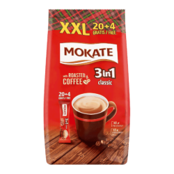 Kaffe 3in1 Mokate 408g XXL 24-p