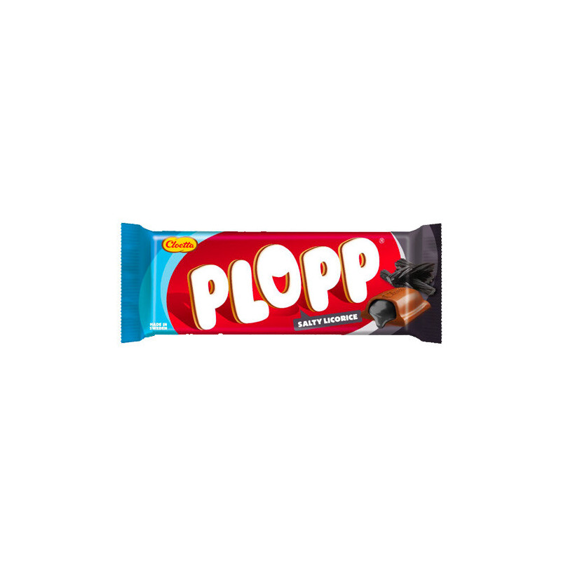 Plopp Salty Licorice 80g