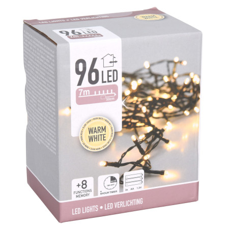 Ljusslinga inne LED 96 lampor