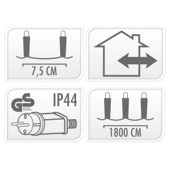 Ljusslinga ute LED 240 lampor-2