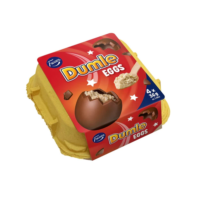 Dumle Mousseägg 4-pack 144g