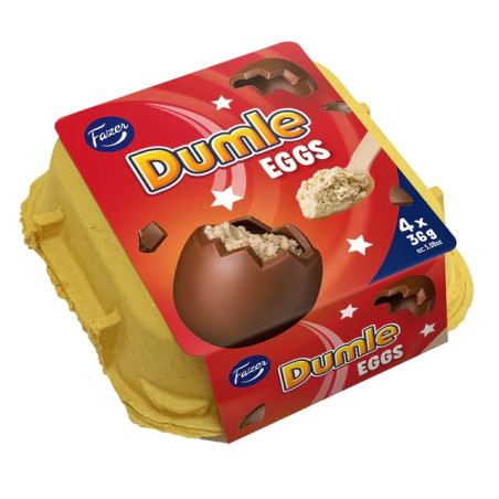 Dumle Mousseägg 4-pack 144g