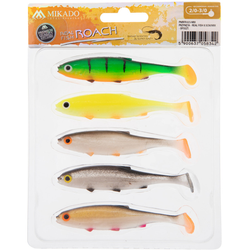 LURE - REAL FISH 8.5cm/MIX - 5 pcs.