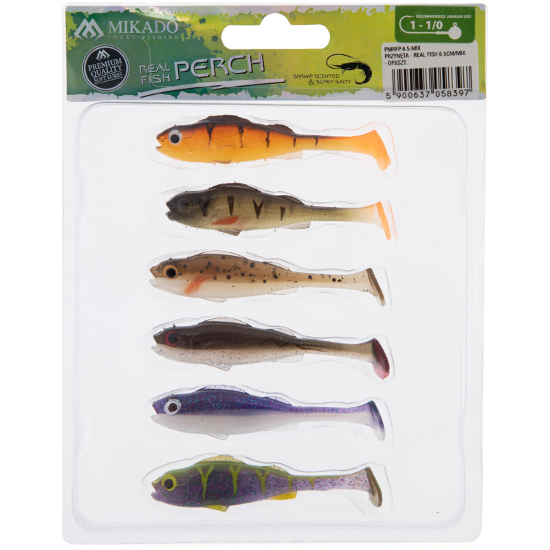 LURE - REAL FISH 6.5cm MIX - 6 pcs.