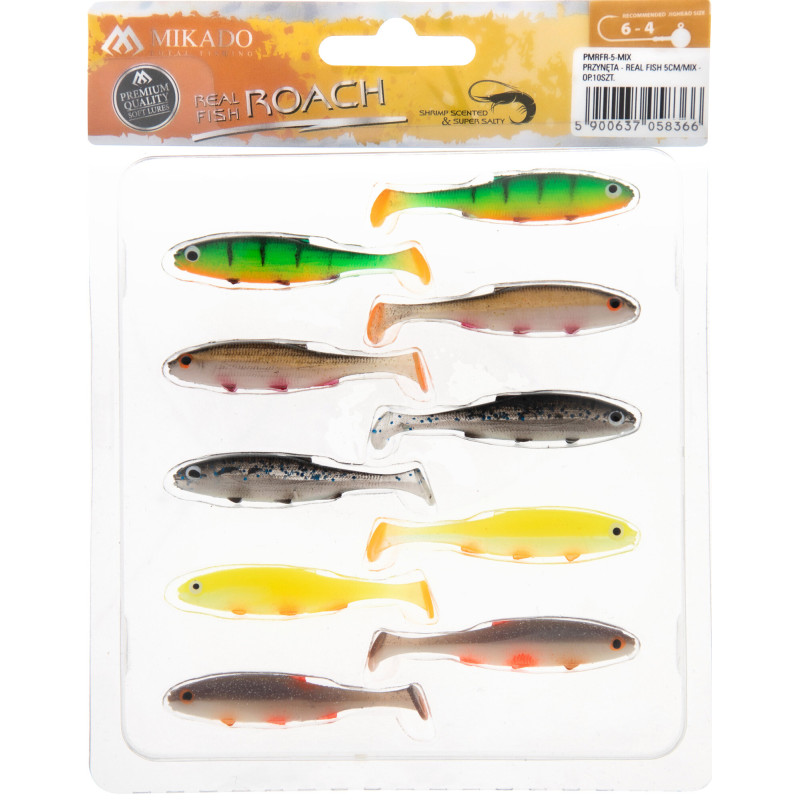 LURE - REAL FISH 5cm MIX - 10 pcs.