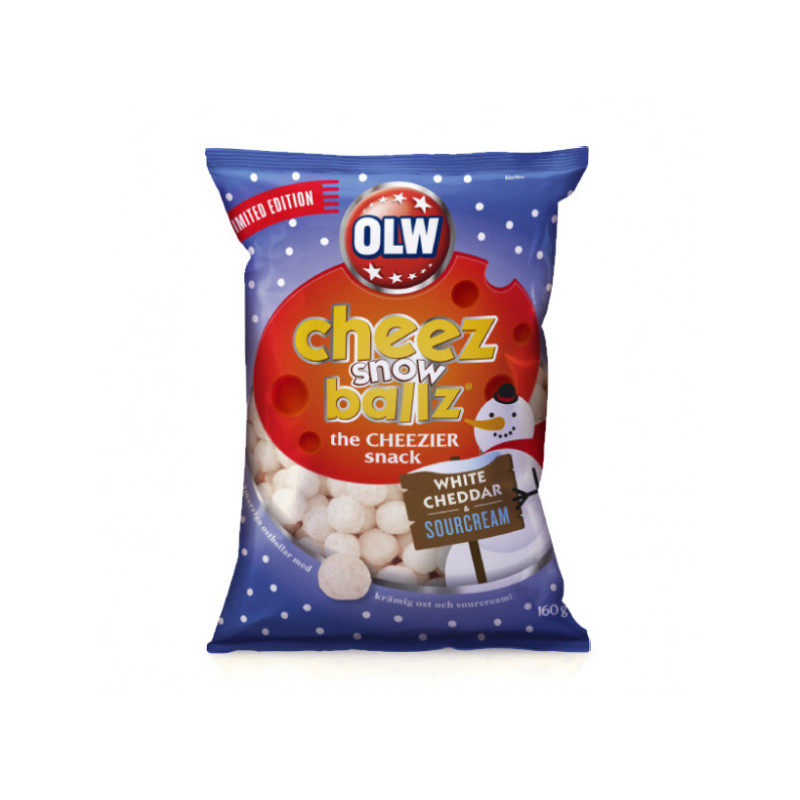 Ostbågar Cheez Snowballz 160g