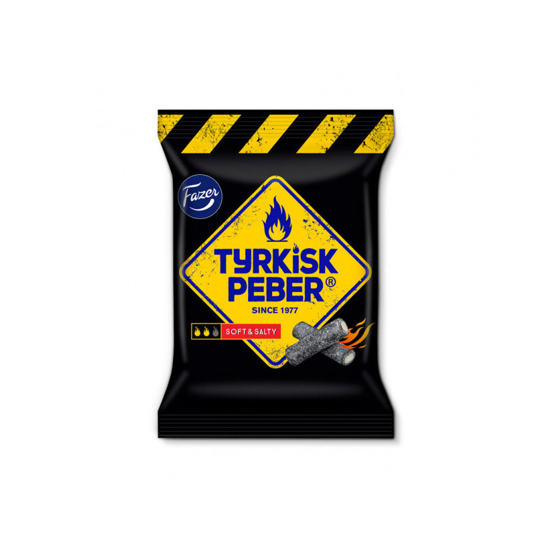 Tyrkisk Peber Soft&Salty Liquorice 120g