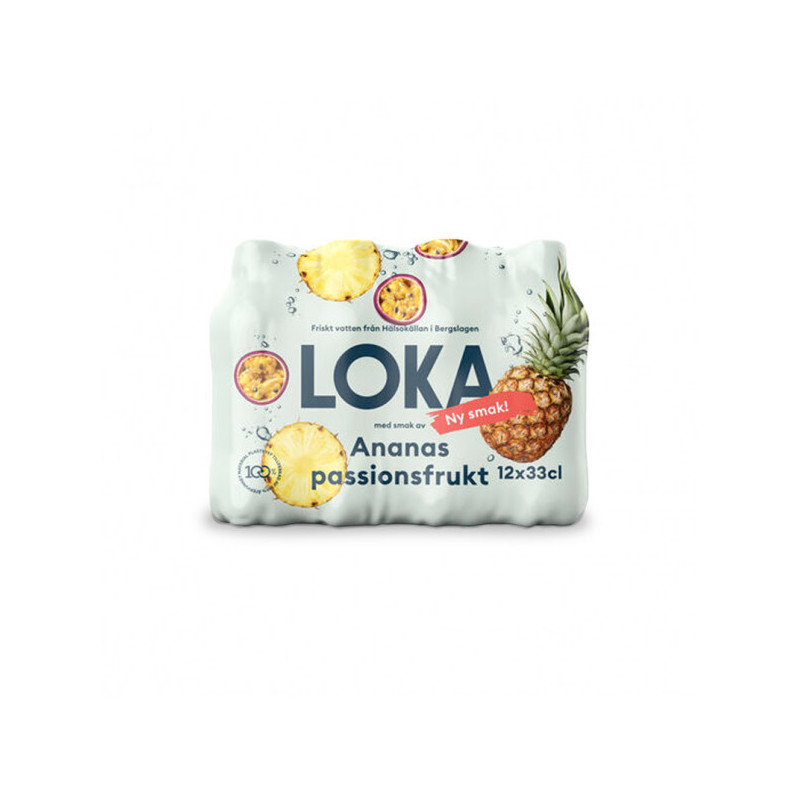 Loka Ananas & Passionsfrukt 33cl*12 (Ink Pant)