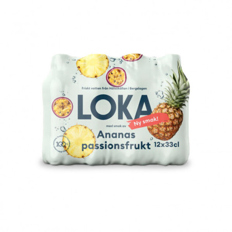 Loka Ananas & Passionsfrukt 33cl*12 (Ink Pant)