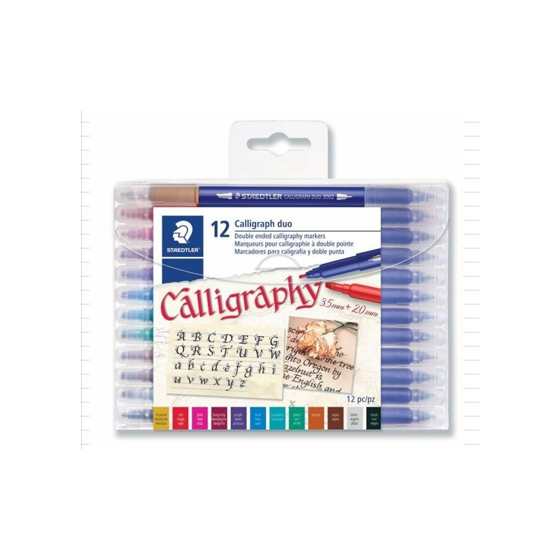 Calligraph duo, 12-p, Double-ended