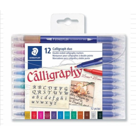 Calligraph duo, 12-p, Double-ended