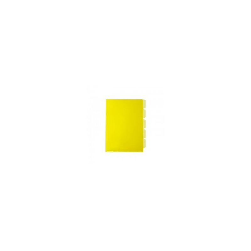 Docusmart 5-fliksmapp, Gul