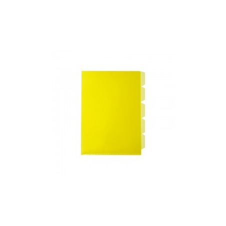 Docusmart 5-fliksmapp, Gul