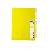 Docusmart 5-fliksmapp, Gul-0