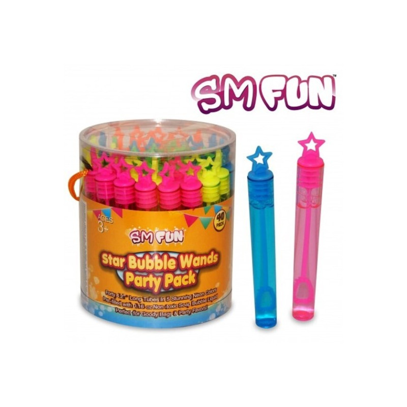 SM FUN Star Bubble Wands (såpbubblor) - 5ml