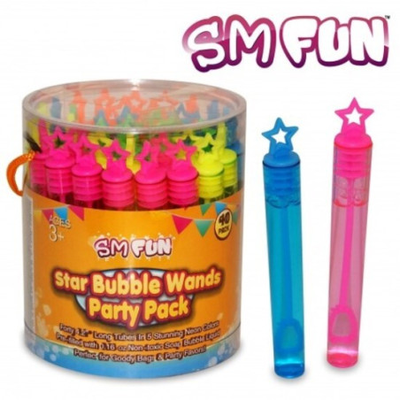 SM FUN Star Bubble Wands (såpbubblor) - 5ml