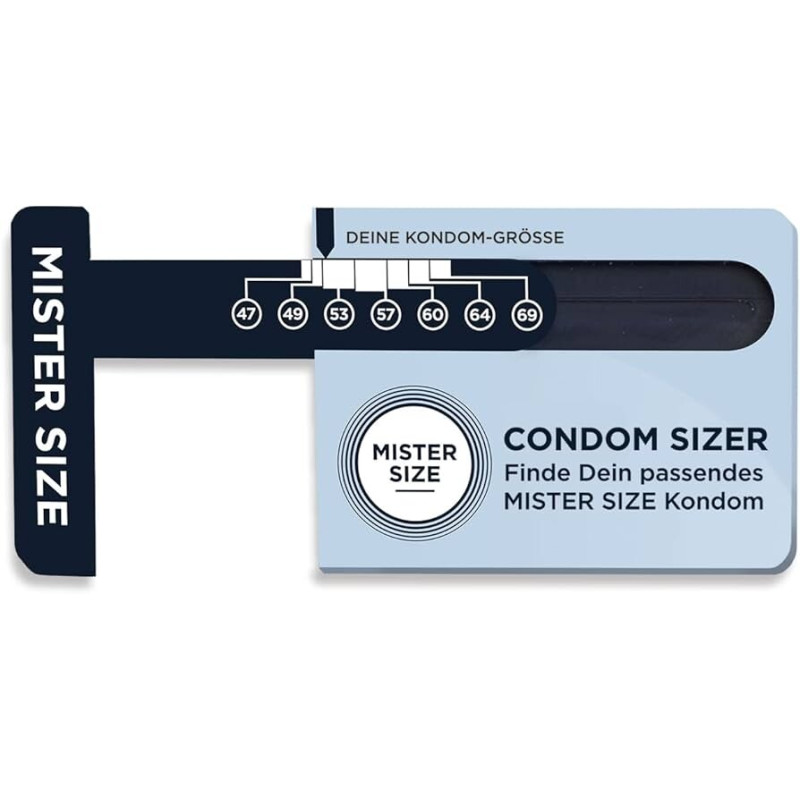 Mister Size Penis Mått (Max 1st kund /Order)