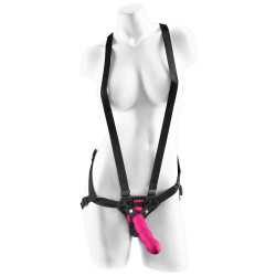 6" strap-on suspender harness set-0