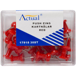 Kartnålar Push Pins 9 mm-2