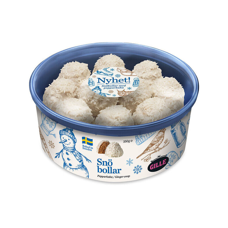 Snöbollar Gille 350g (Säsongsvara jul)