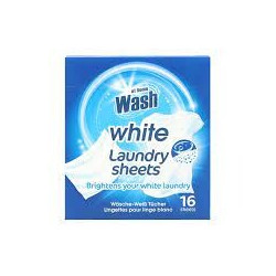 Tvättduk At Home Wash Laundry Sheets, White - 16 Pack