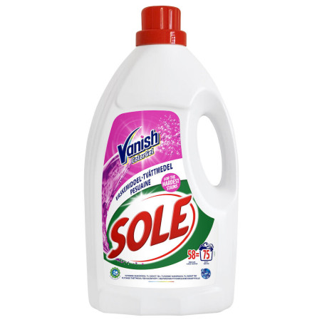 Tvättmedel Vanish Sole Color, Flytande, 2,9L