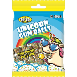 Jojo Unicorn Gum Balls Bubbelgum påse 80g