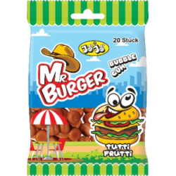 JOJO MR Burger Bubbelgum påse 80g