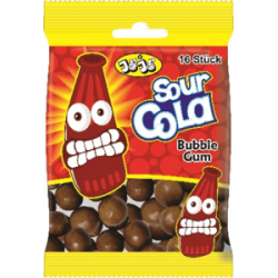 Jojo Sour Cola Bubbelgum Påse 80g