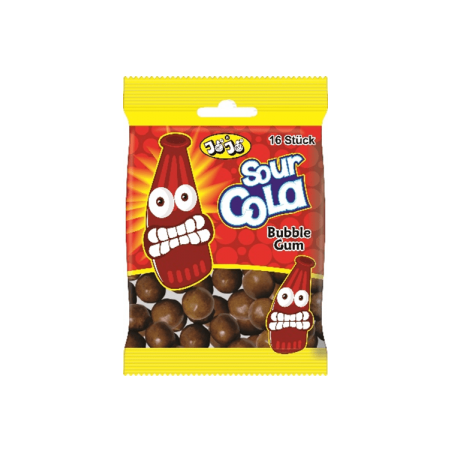 Jojo Sour Cola Bubbelgum Påse 80g