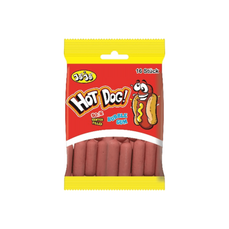 Jojo Hot Dog Bubbelgum Påse 80g