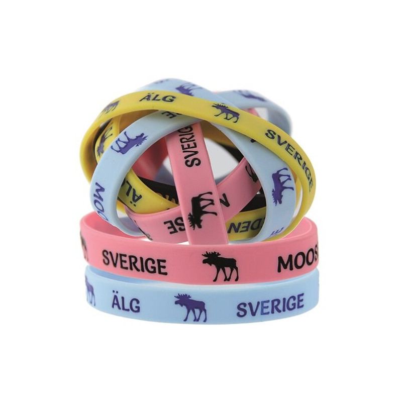 Silikonarmband Sweden älg