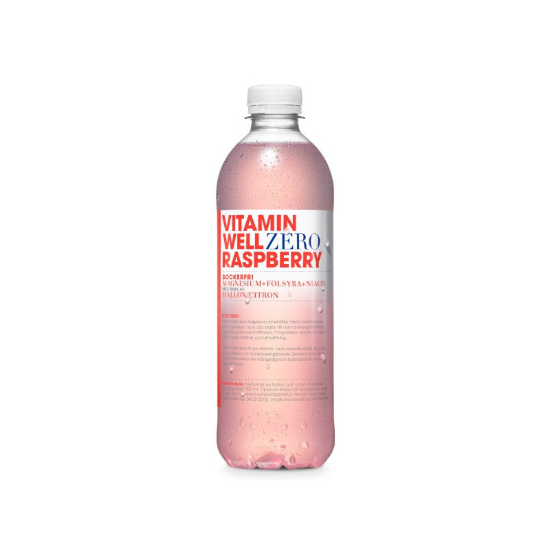 Vitamin Well Zero Raspberry 50cl (Ink Pant)