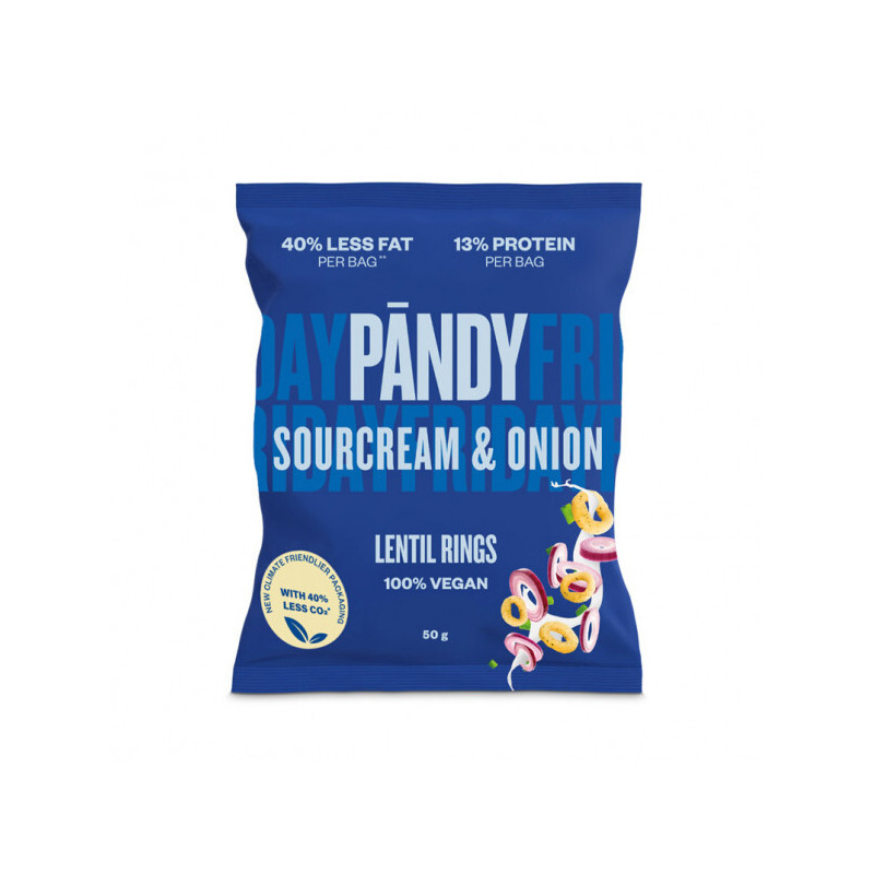 Pändy Linsringar Sourcream & Onion 50g