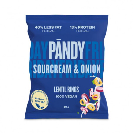 Pändy Linsringar Sourcream & Onion 50g