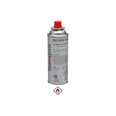 Valve Gas Cartridge, Butane, 220 g, (400 ml)