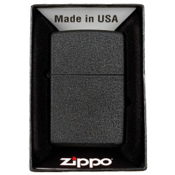 Zippo   "Black Crackle"