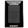 Zippo   "Black Crackle"