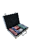 TEXAS POKER SET WITH CASE