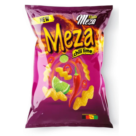 Meza Chips Chili & Lime 155g