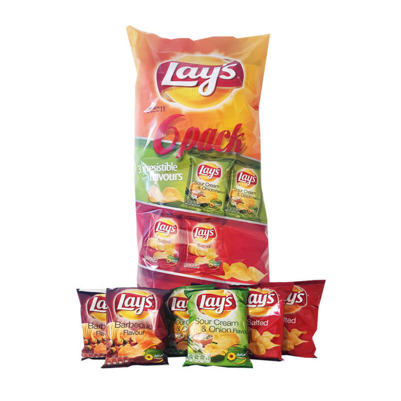 Lays 6-pack 165g