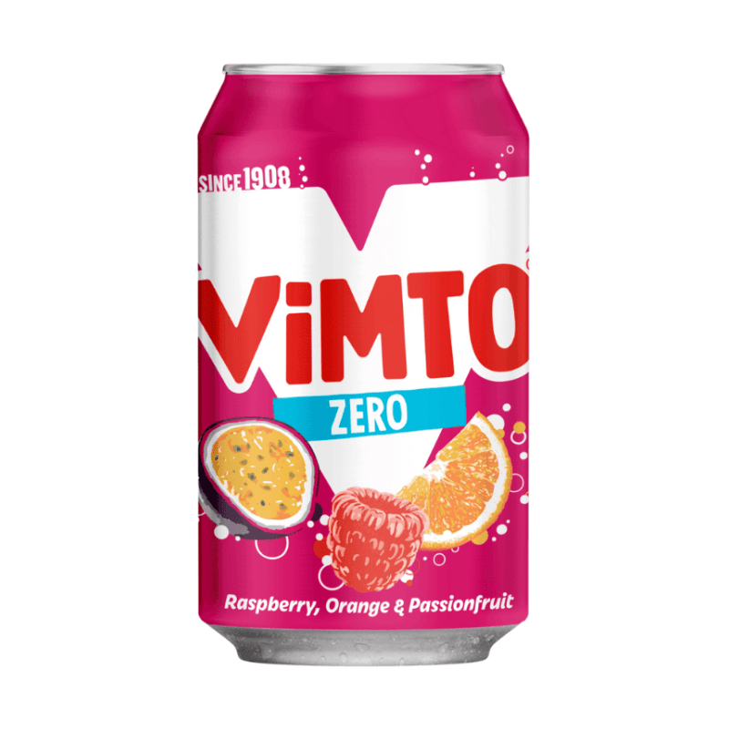Vimto Passion Frukt Zero 233cl (Ink Pant)