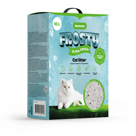 Bentonit Aktivt Kol Kattsand 10L