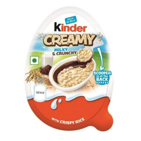 Kinder Creamy Milk Crunchy 19g